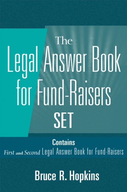 Legal Answer Book for Fund-Raisers Set, Set Contains: First and Second Legal Answer Books for Fund-Raisers 