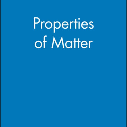 Properties of Matter