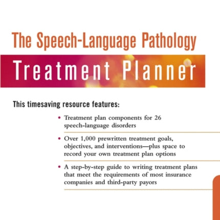 The Speech-Language Pathology Treatment Planner