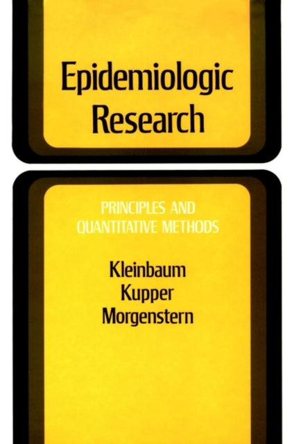 Epidemiologic Research: Principles and Quantitative Methods