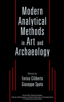 Analytical Archaeology 219 Chemical Analysis A