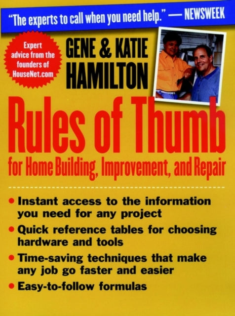 Rules of Thumb for Home Building, Improvement, and Repair