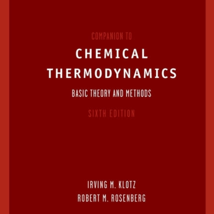 Companion to Chemical Thermodynamics