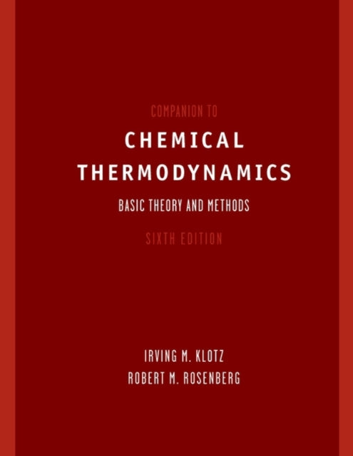 Companion to Chemical Thermodynamics