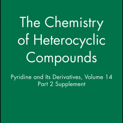 Pyridine and Its Derivatives Volume 14 Part 2 Supplement