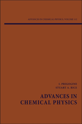 Advances in Chemical Physics, Volume 112