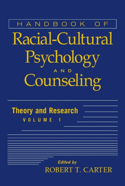 Handbook of RacialCultural Psychology and
