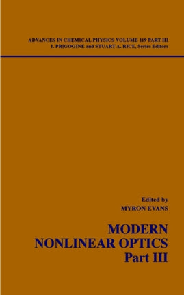 Modern Nonlinear Optics, Volume 119, Part 3