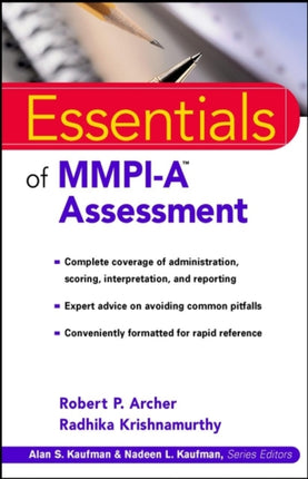 Essentials of MMPI-A Assessment