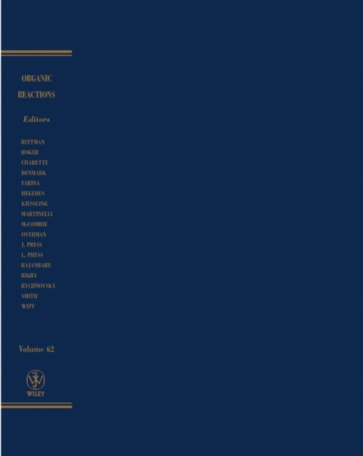 Organic Reactions v 62 Vol 62