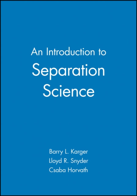 An Introduction to Separation Science