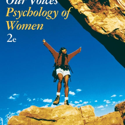 Our Voices Psychology Women 2e Psychology of