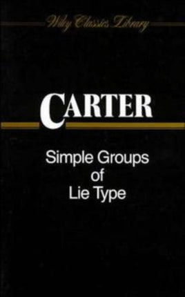 Simple Groups of Lie Type P 22 Wiley Classics Library
