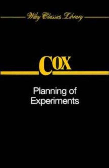 Planning of Experiments