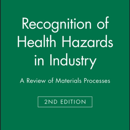 Recognition of Health Hazards in Industry