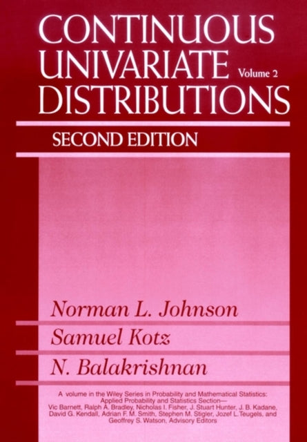 Continuous Univariate Distributions Volume 2