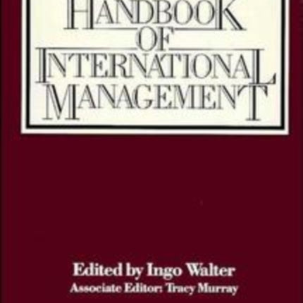 Handbook of International Management