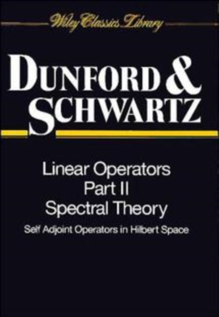 Linear Operators, Part 2: Spectral Theory, Self Adjoint Operators in Hilbert Space