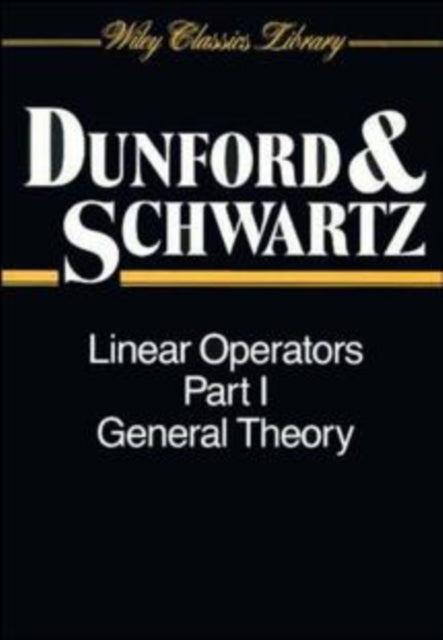 Linear Operators, Part 1: General Theory