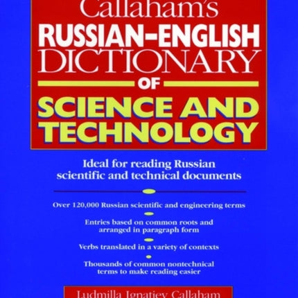 Callaham's Russian-English Dictionary of Science and Technology