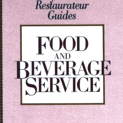 Food and Beverage Service