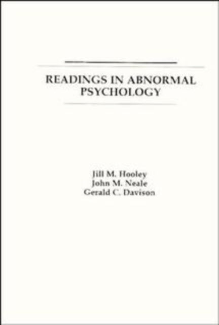 Readings In Abnormal Psychology