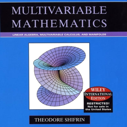 Multivariable Mathematics Linear Algebra
