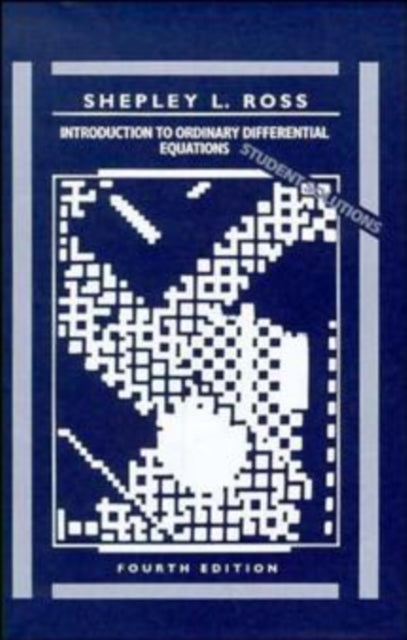 Student Solutions Manual to accompany Introduction to Ordinary Differential Equations, 4e