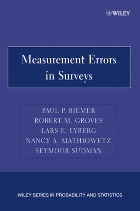 Measurement Errors in Surveys