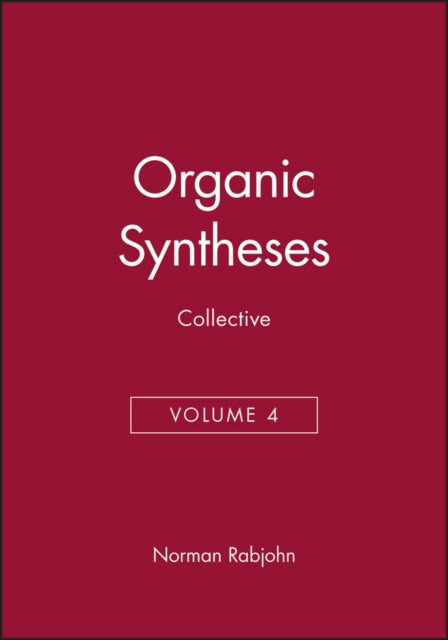 Organic Syntheses, Collective Volume 4