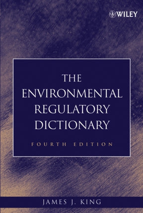 The Environmental Regulatory Dictionary