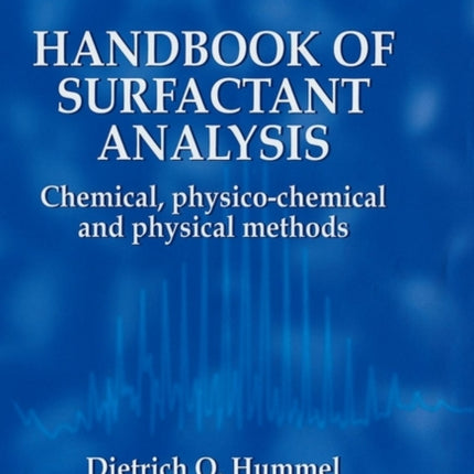Handbook of Surfactant Analysis Chemical