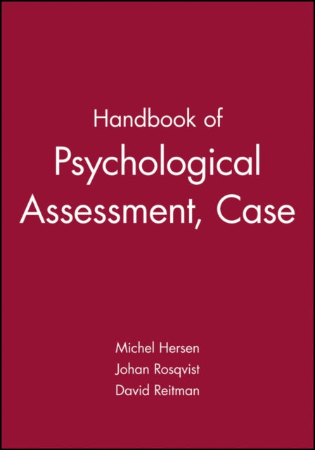 Handbook of Psychological Assessment, Case Conceptualization, and Treatment, 2 Volume Set