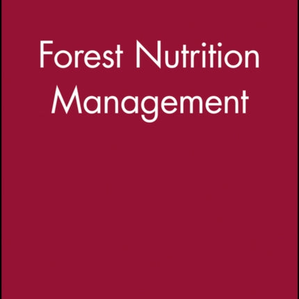 Forest Nutrition Management