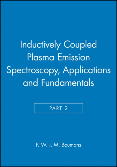 Inductively Coupled Plasma Emission Spectroscopy