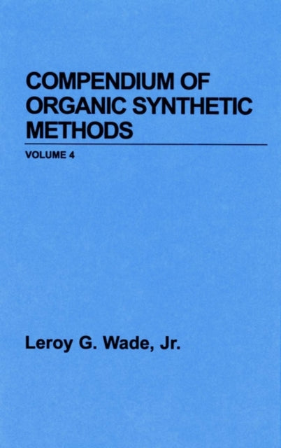 Compendium of Organic Synthetic Methods Volume 5
