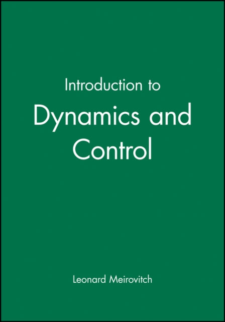 Introduction to Dynamics and Control