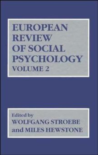 European Review of Social Psychology Volume 2