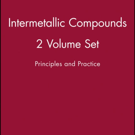 Intermetallic Compounds 2 Volume Set