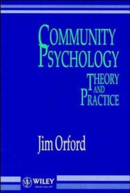 Community Psychology  Theory  Practice