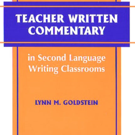 Teacher Written Commentary in Second Language