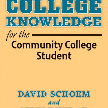 College Knowledge for the Community College