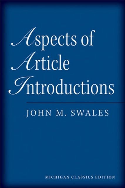 Aspects of Article Introductions Michigan