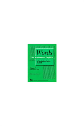 Words for Students of English A Vocabulary Series