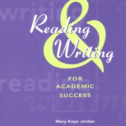 Reading and Writing for Academic Success