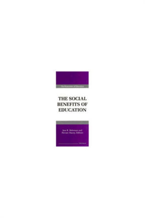 The Social Benefits of Education