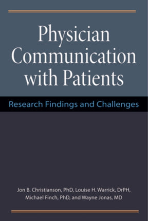 Physician Communication with Patients
