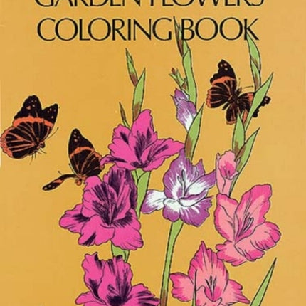 Garden Flowers Coloring Book