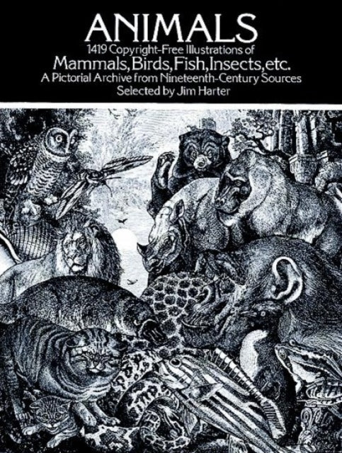 Animals: 1,419 Copyright-Free Illustrations of Mammals, Birds, Fish, Insects, Etc