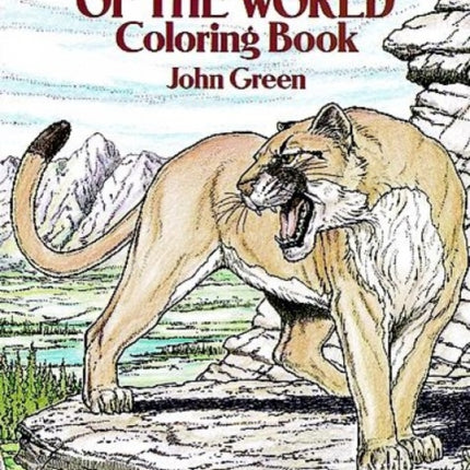 Wild Cats of the World Coloring Book Dover Nature Coloring Book